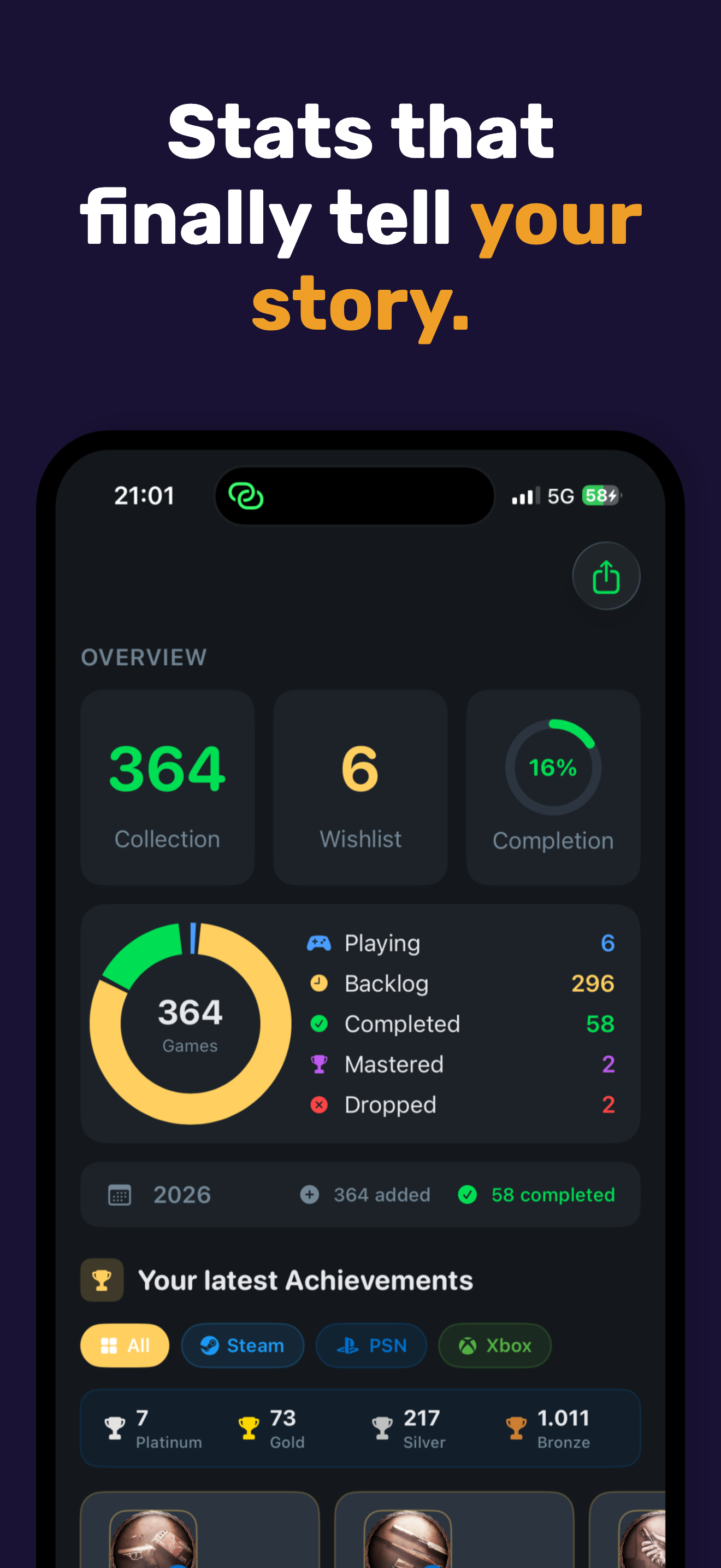 Backloggr - Video Game Tracker screenshot 8