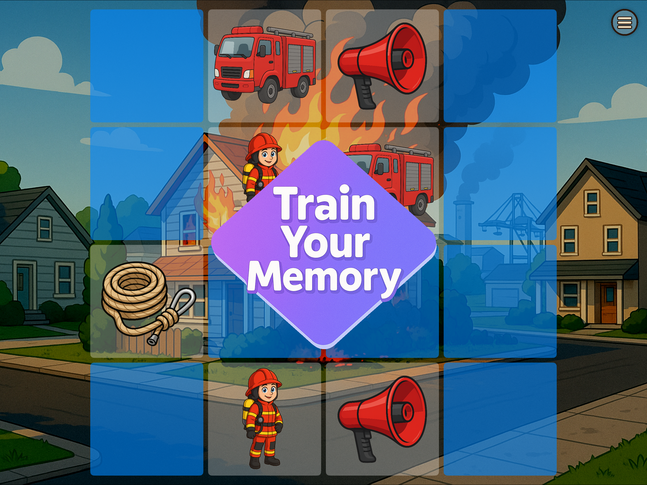 Firefighter Sticker Games Kids