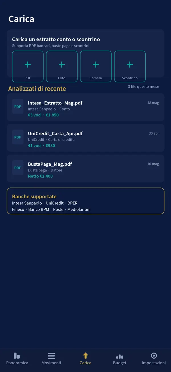 Screenshot #3 pour YooToo: Budget & Risparmio IT
