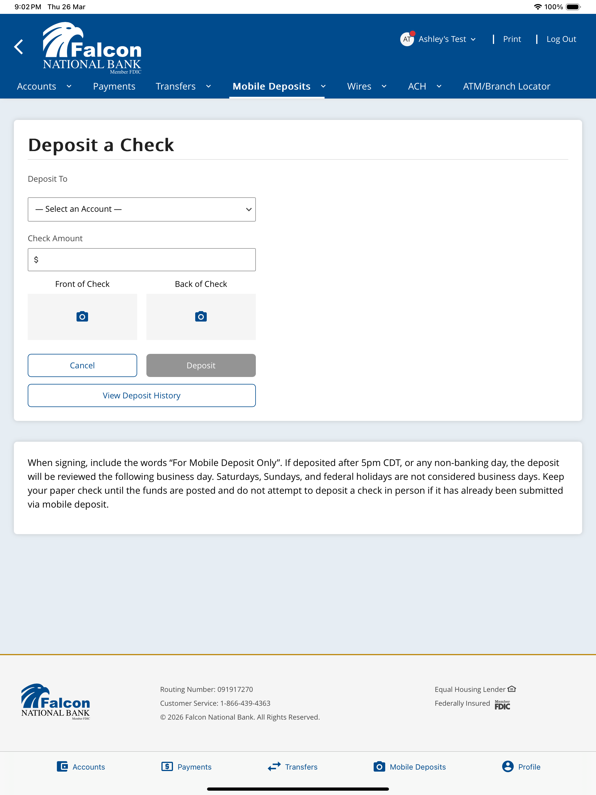 Falcon National Bank screenshot 10
