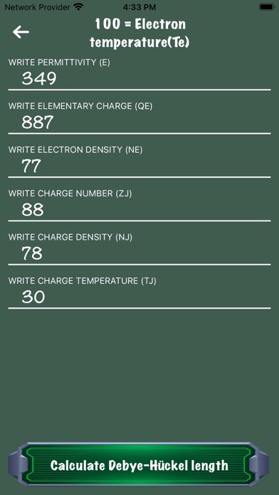 Screenshot #3 pour DebyeHuckel