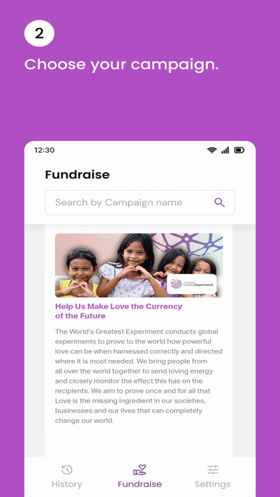 DonorTap Now Screenshot