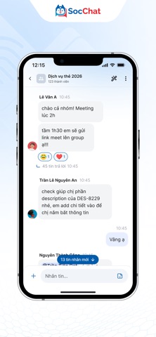 SocChat screenshot