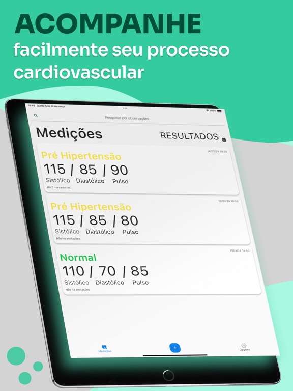 Screenshot #6 pour Medidor de pressão: Anotar