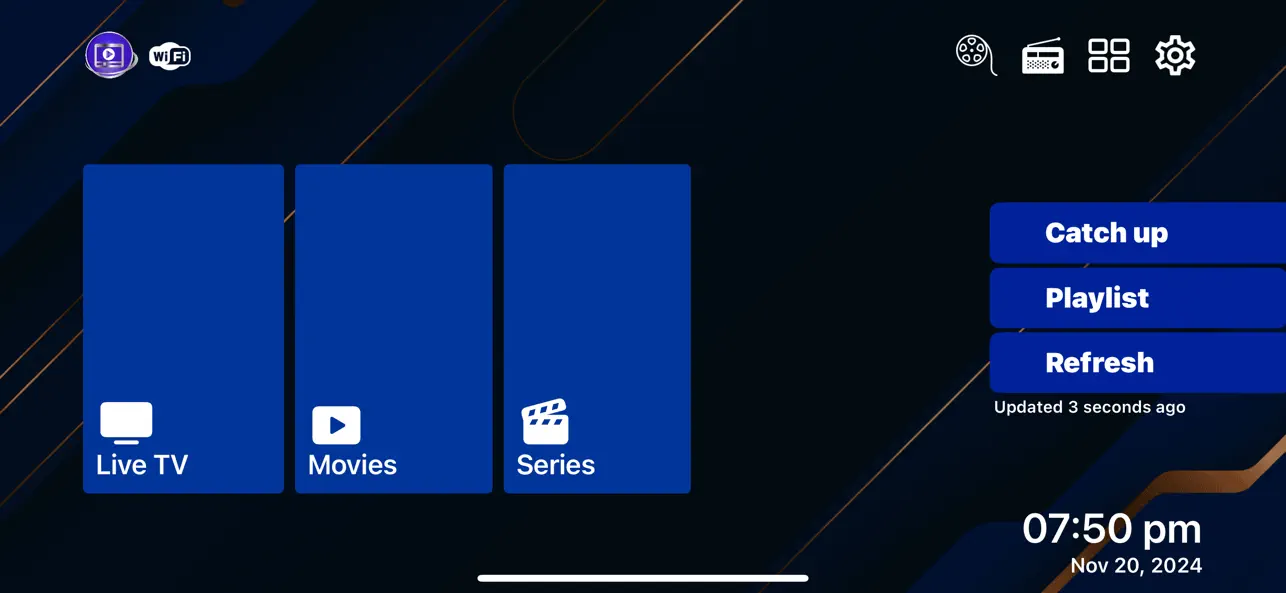 Screenshot #3 pour Smart One IPTV Player