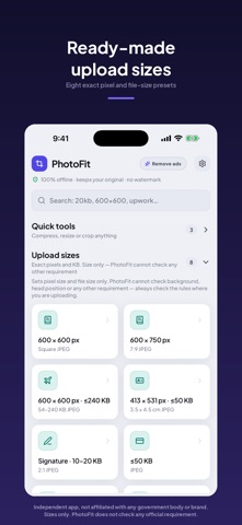 PhotoFit – Resize, Compress KB Screenshot 2 of 7