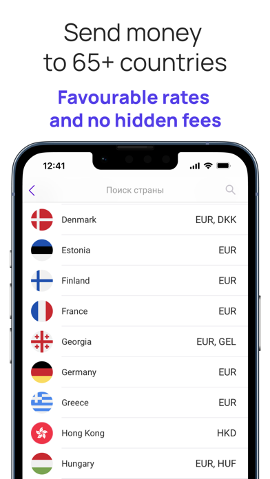 Profee: money transfers online Screenshot