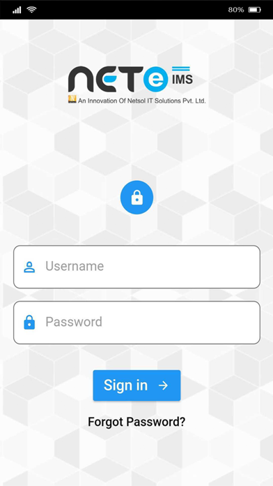 Net E IMS Faculty Screenshot