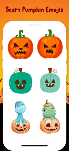 Scary Pumpkin Emojis screenshot