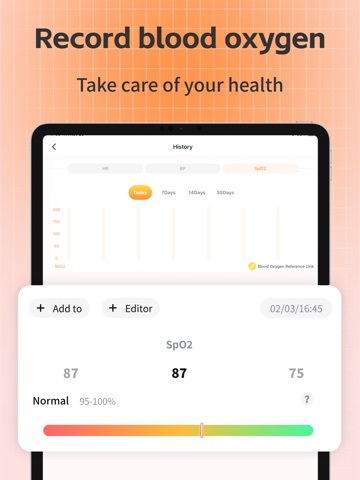 Heart Rate Monitor-Tracker iPad screenshot