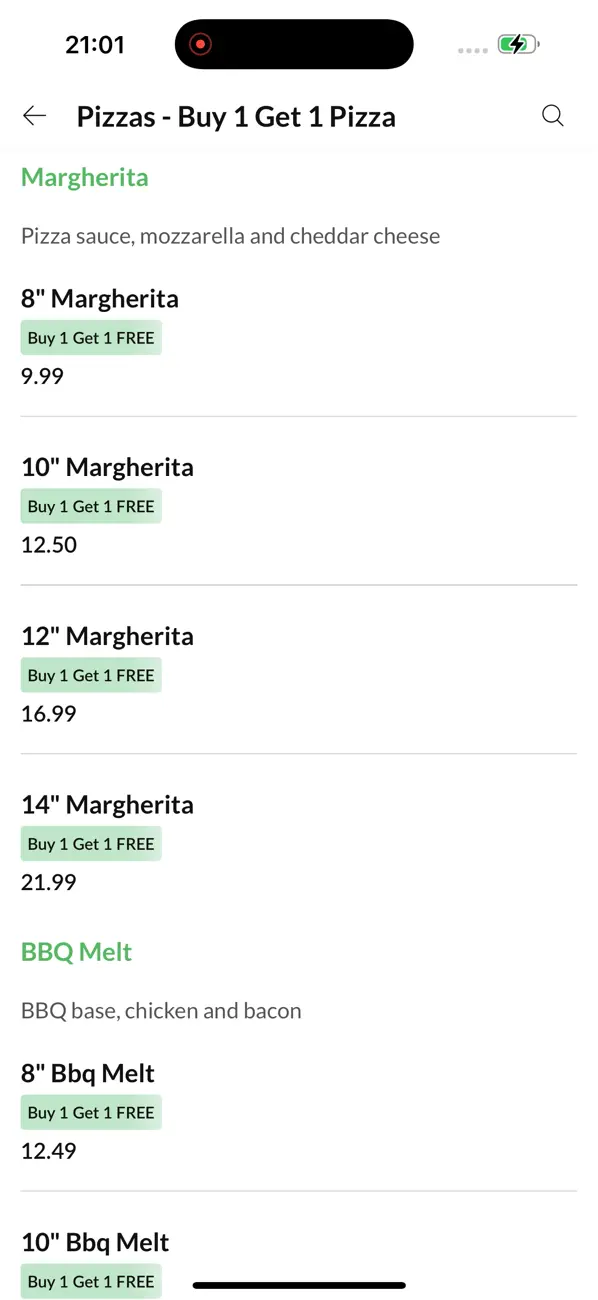 Screenshot #3 pour Marios Pizza,