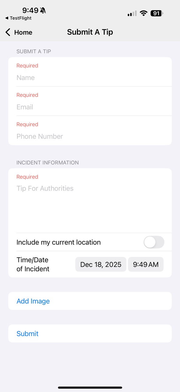 iPhone screenshot