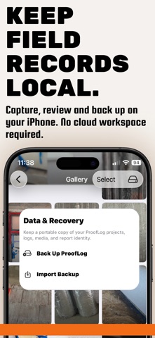 ProofLog: Field Photo Reports Screenshot 4 of 9
