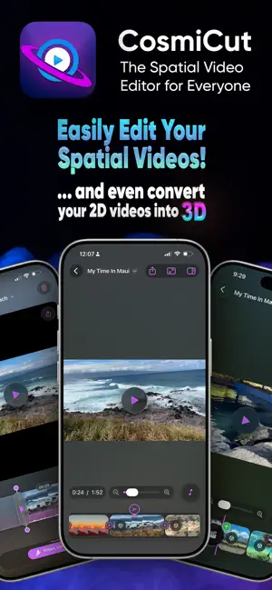 CosmiCut: Spatial Video Editor screenshot 1