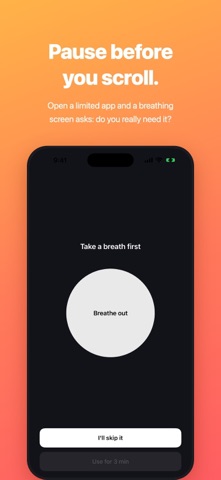 OneBreath: Screen Time Blocker Screenshot 1 of 5