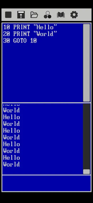 QuackBASIC: Code in BASIC screenshot 1