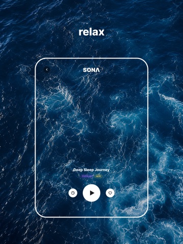 SONA: White Noise Sleep Sounds iPad screenshot