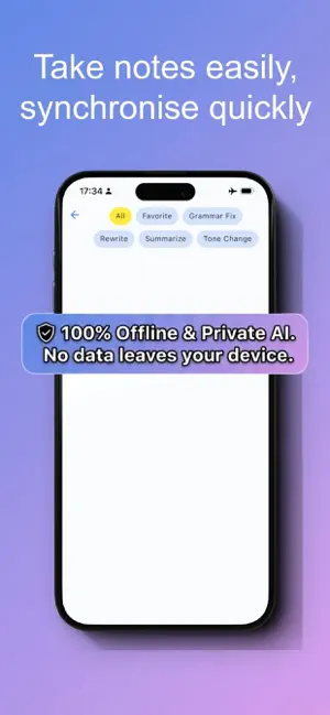 Refine - Offline AI Writer screenshot 1