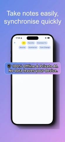 Refine - Offline AI Writer Screenshot 1 of 3