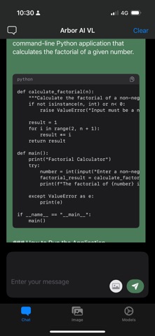 Arbor AI: On-Device AI Models Screenshot 2 of 2