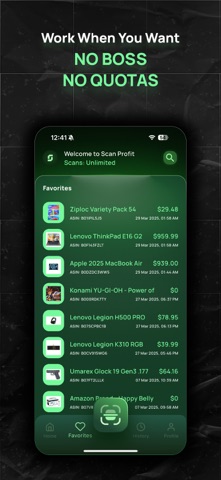 Scan Profit - AI Sourcing Tool iPhone screenshot