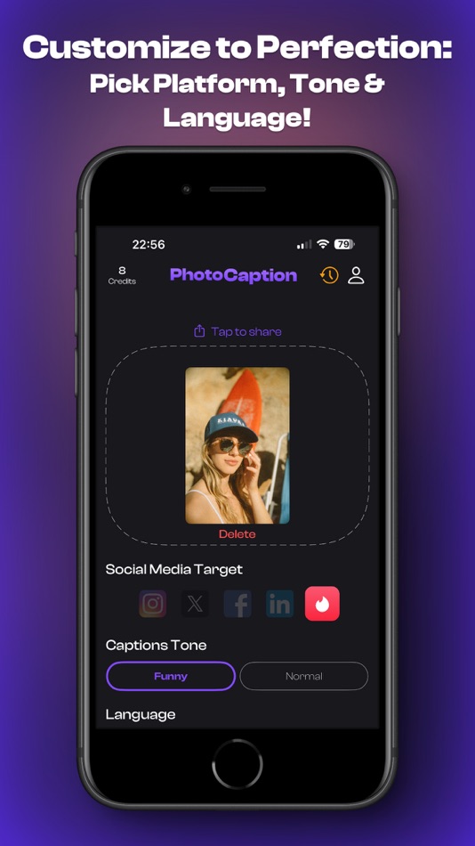 #2. Photo Caption Generator AI (iOS) 由: Juanjo Valino