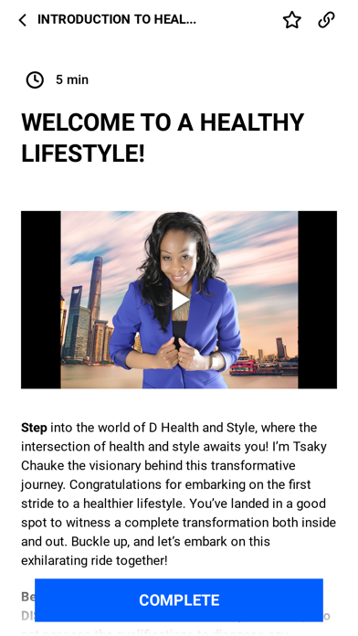 D Health & Style Screenshot