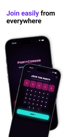 PartyCorder iPhone screenshot