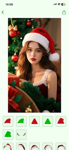 圣诞帽 - 给照片添加圣诞帽Christmas Hat screenshot