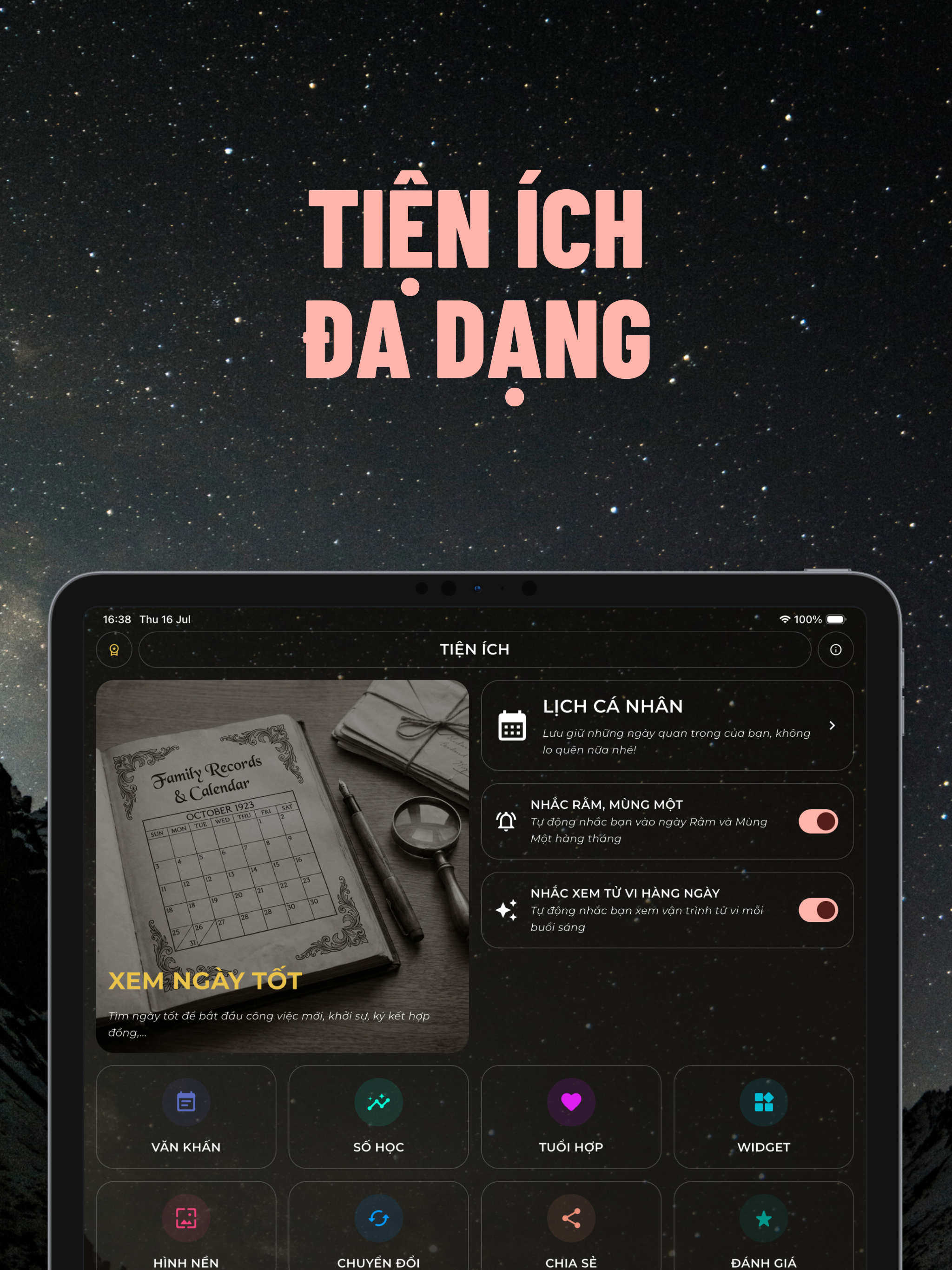 Lịch Vạn Niên – Lịch Âm Tử Vi screenshot 15