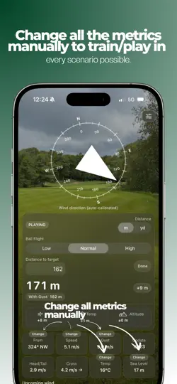 Screenshot von Tour Wind Golf auf dem iPhone 5