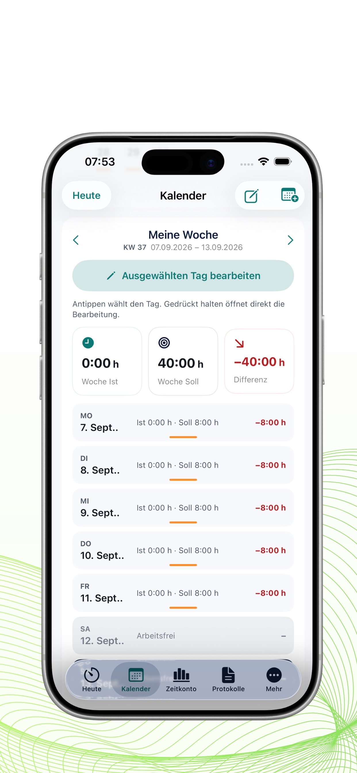 Screenshot 3 of StundenPro|tokolle