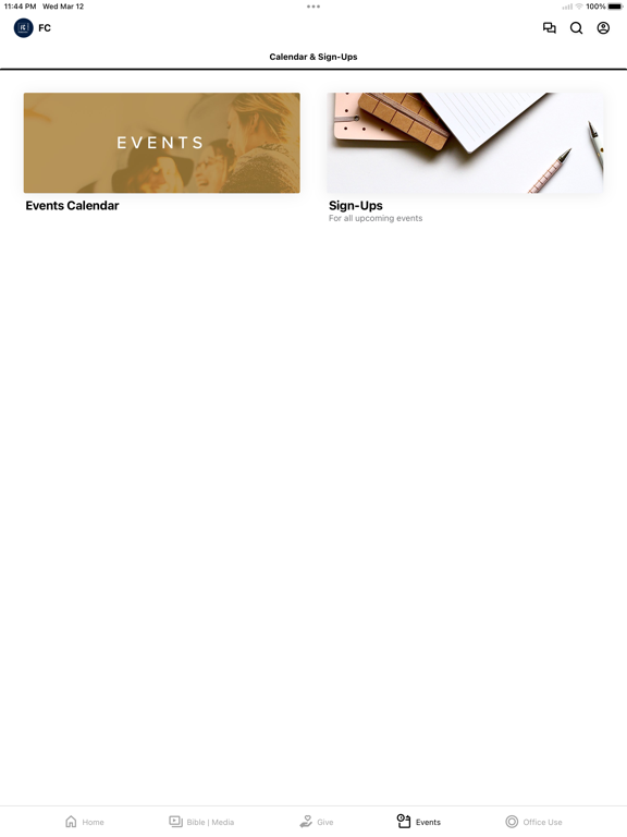 Forgiven Church iPad screenshot 4 - Lifestyle app