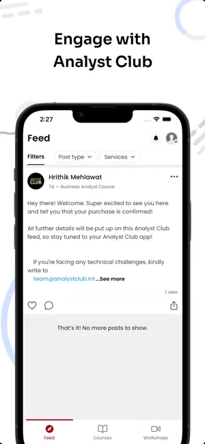 Analyst Club screenshot 2