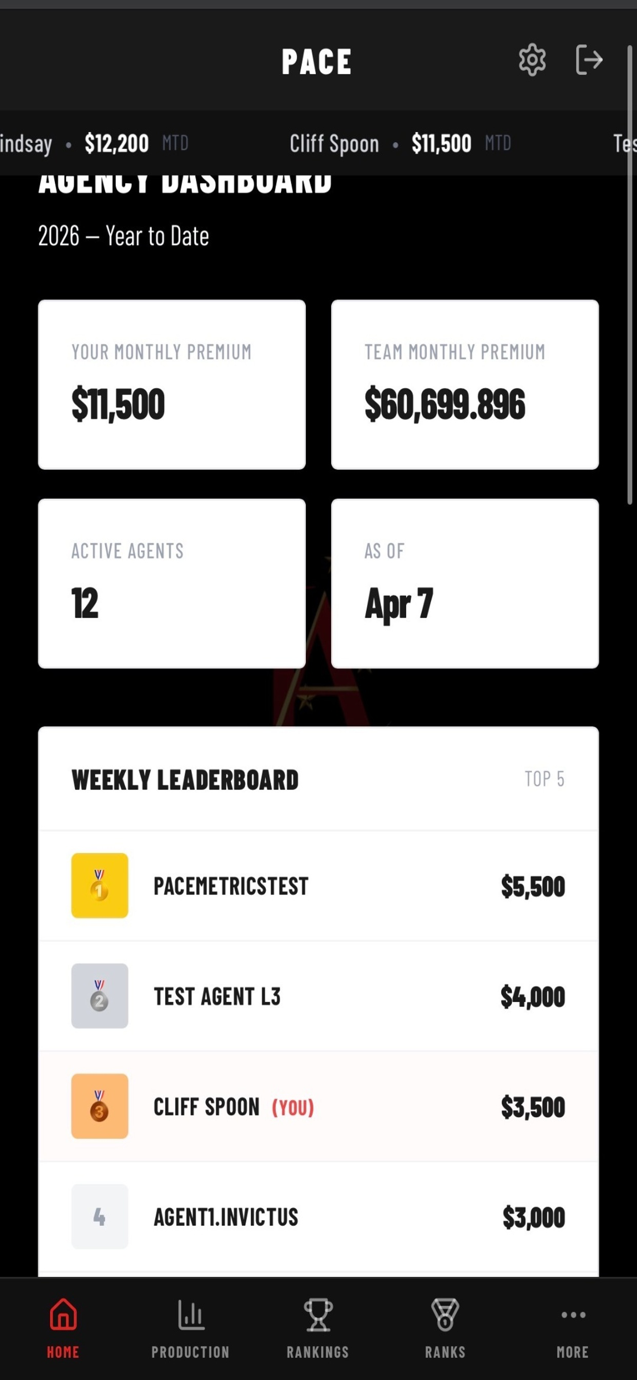 PACE Metrics screenshot 7