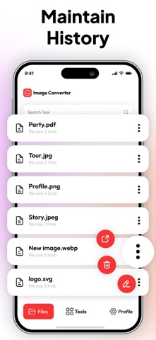 Image Converter : JPG to PDF iPhone screenshot