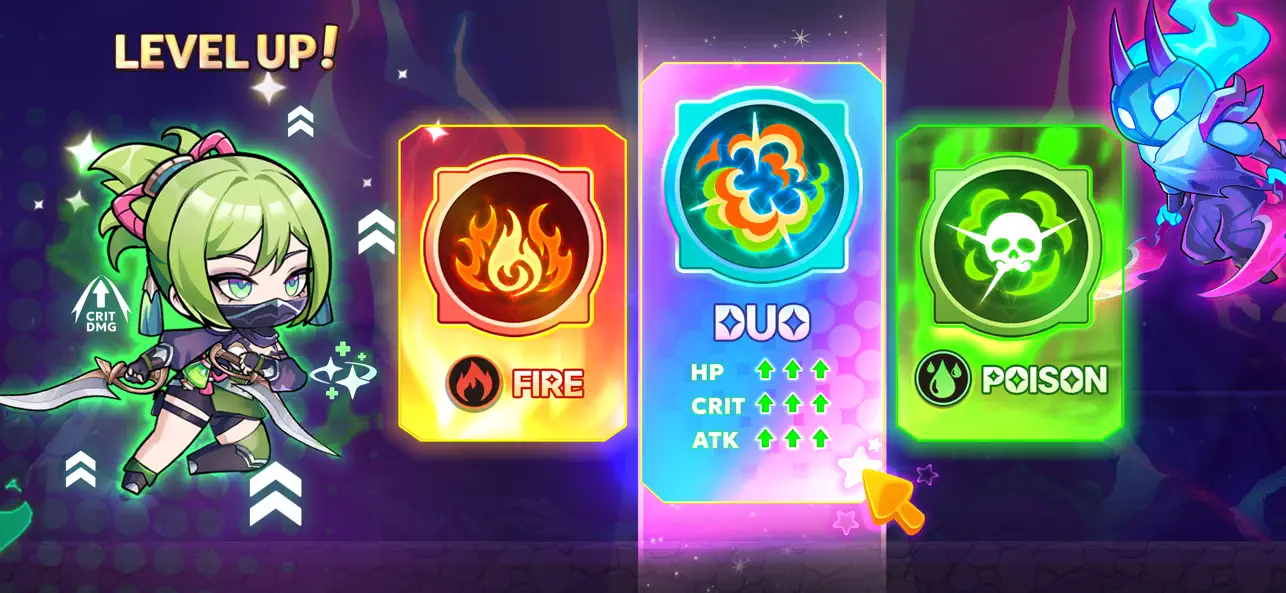 Hero Blitz: RPG Roguelike Hack screenshot 3 - game app interface