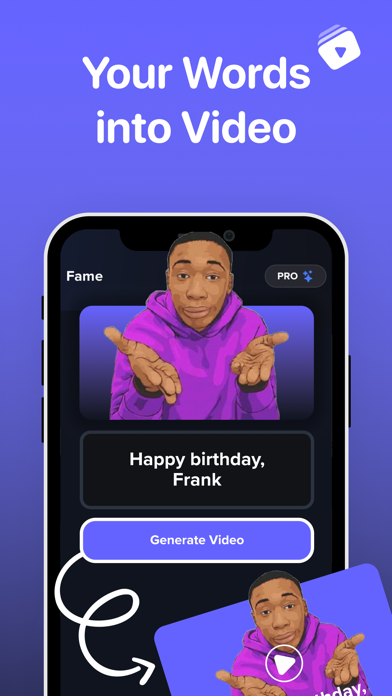 Fame: AI Voice Changer Famous Screenshot