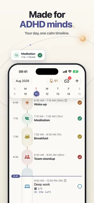 Tempus: ADHD Daily Planner screenshot 1