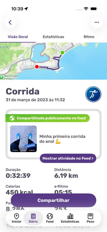 Corrida e Caminhada App FITAPP screenshot 2 of 10