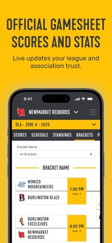 GameSheet Teams screenshot