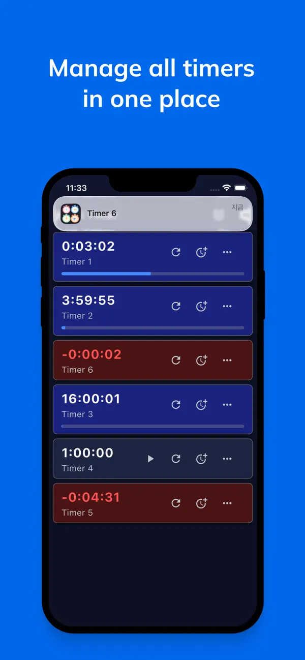 #2. Multi Timer: Smart Countdown (iOS) Podle: JAEHYEONG PARK
