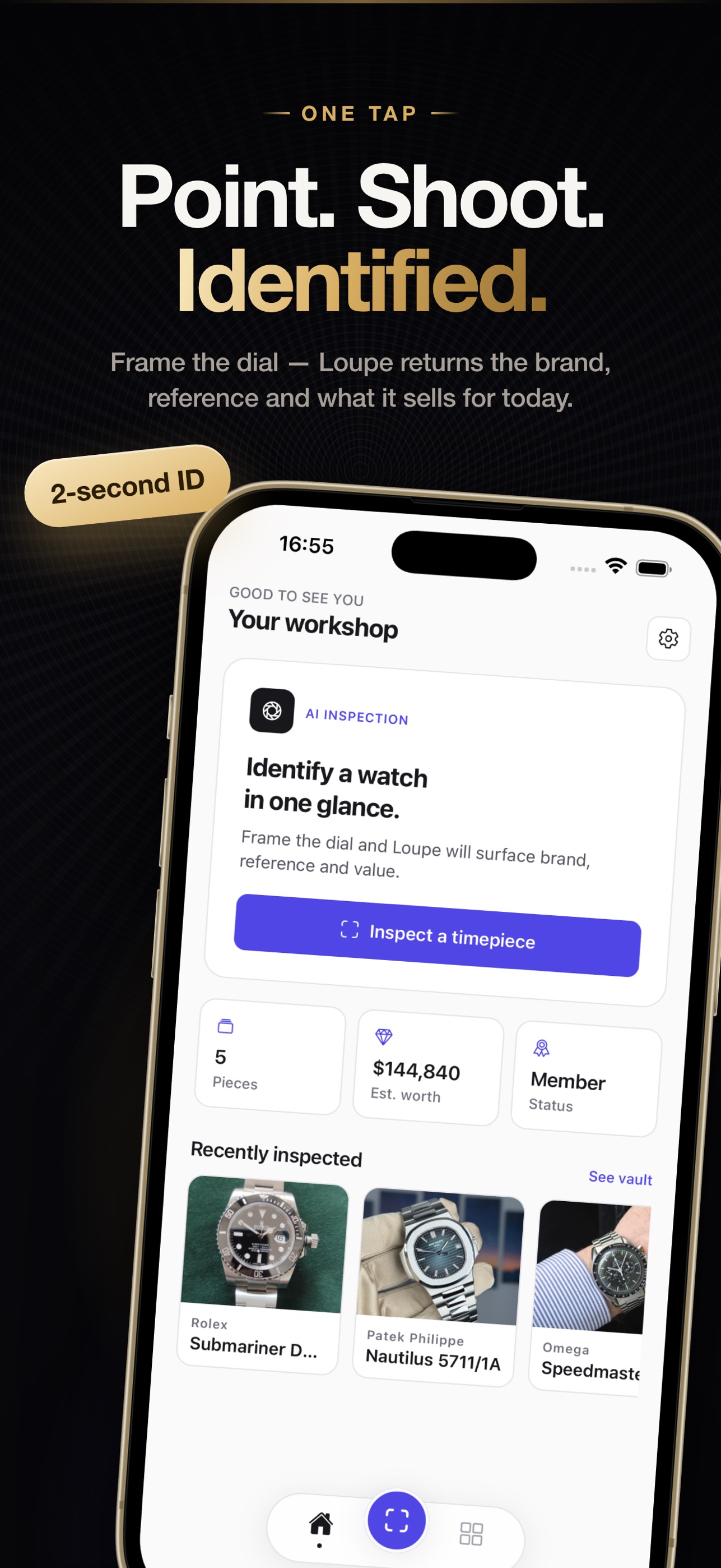 Screenshot 2 of Loupe: Watch Identifier, Value