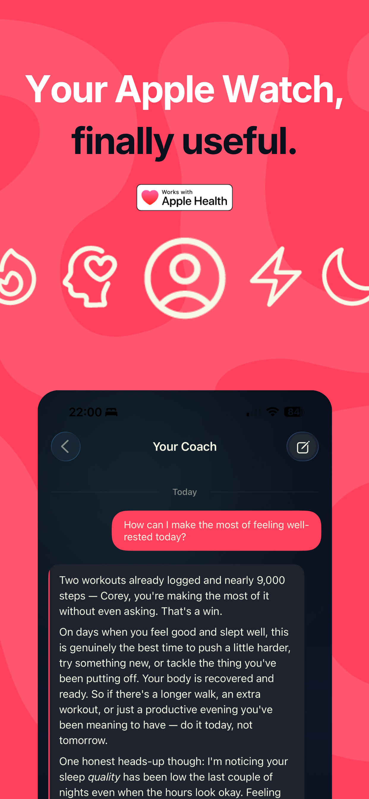 Rung: AI Healthspan Coach screenshot 3