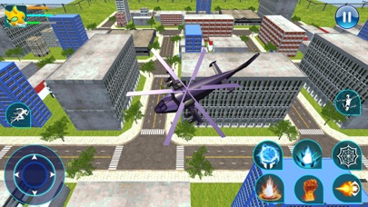 Super Blue Hero Swing Fighter Screenshot