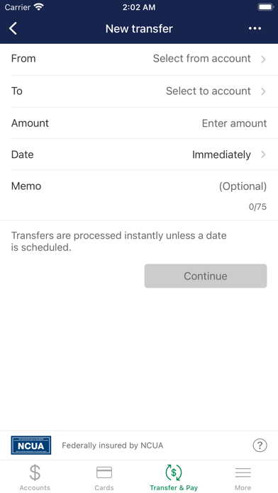 Edifi Credit Union Screenshot