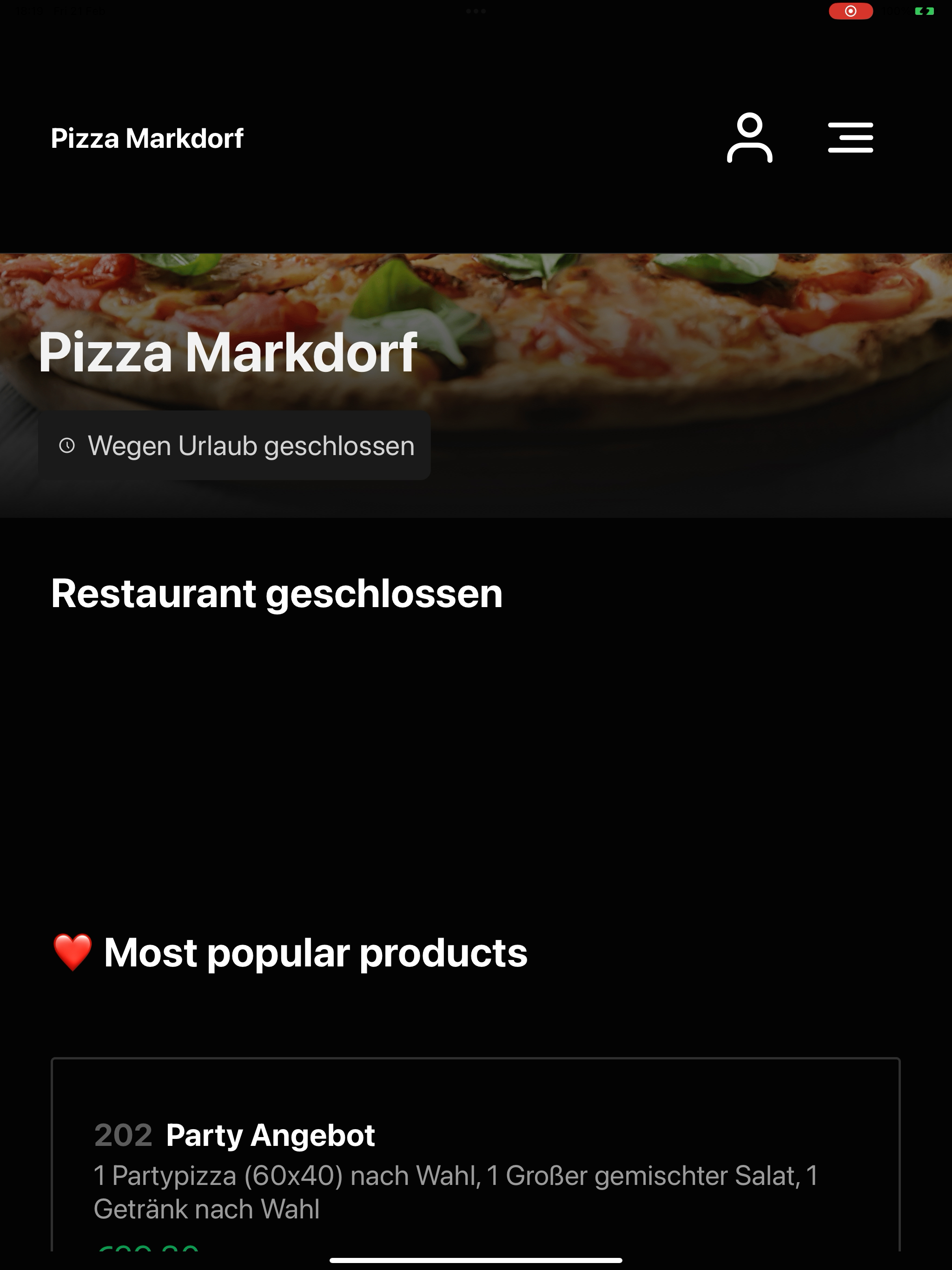 Pizza Markdorf screenshot 7