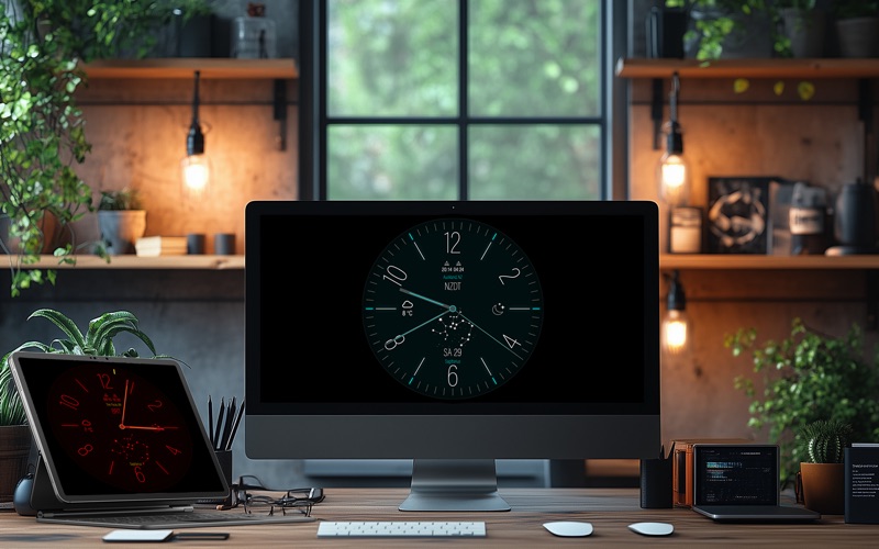 Vintage Clock Studio app screenshot