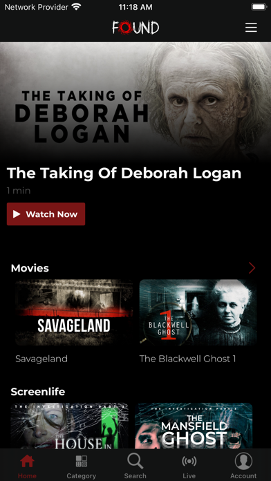 FOUND TV Screenshot 2 - AppWisp.com