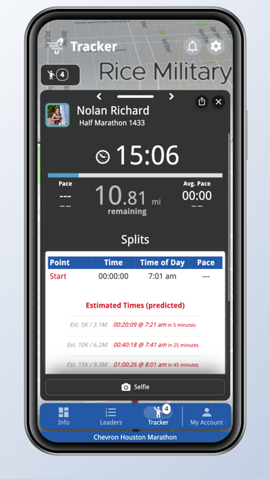 Chevron Houston Marathon Screenshot
